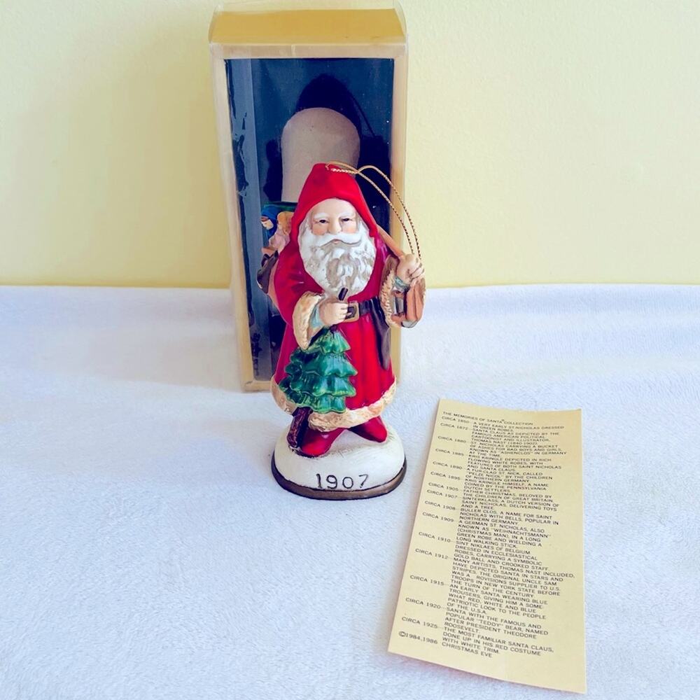 Vtg Memories of Santa Collection 1907 Sinterklaas Ornament St Nicholas